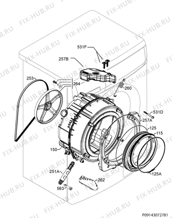 Схема №3 L60260SL с изображением Микромодуль для стиралки Aeg 973914532004012